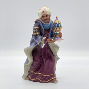 THOMAS KINKADE NATIVITY KING BALTHAZAR SCULPTURE